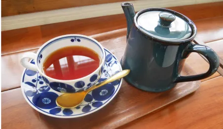 カフェしましまの紅茶